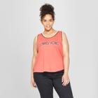 Junk Food Women's Plus Size Nintendo Donkey Kong Ringer Graphic Tank Top - Red