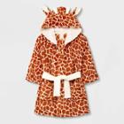 Toddler Girls' Giraffe Robe - Cat & Jack Tan