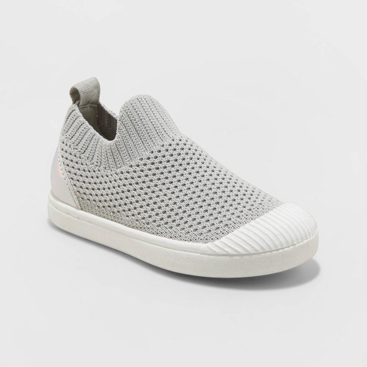 Toddler's Micah Knit Value Slip-on Sneakers - Cat & Jack Gray