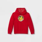 Boys' Pokemon Pika Flip Sequin Hooded Sweatshirt - Red