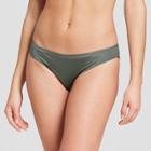 Women's Sun Coast Cheeky Bikini Bottom - Shade & Shore Army Green