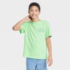 Boys' Sunny Paradise Short Sleeve Graphic T-shirt - Art Class Green