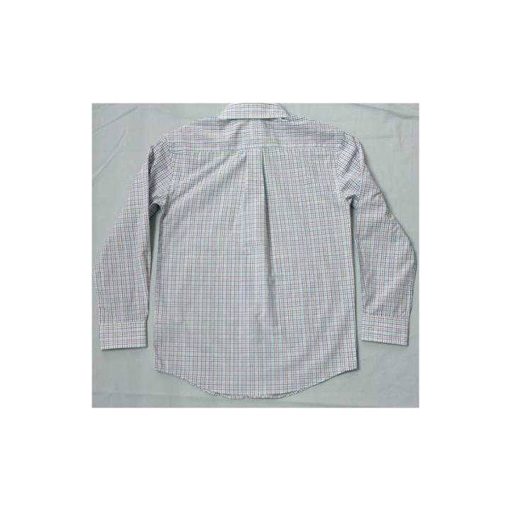 Plusboys' Long Sleeve Button-down Shirt - Cat & Jack Blue/orange