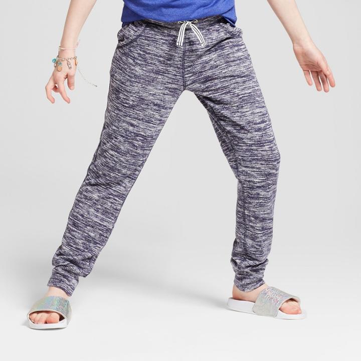 Girls' Cozy Jogger Pants - Cat & Jack Blue