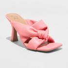 Women's Randi Slide Heels - A New Day Pink
