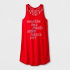 Girls' Summer Tank Cover Up Dress - Cat & Jack Red