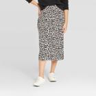 Women's Slip A-line Maxi Skirt - A New Day White