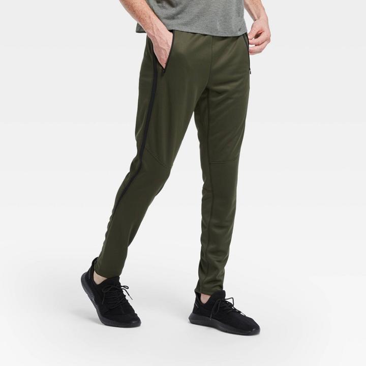 Men's Run Knit Pants - All In Motion Olive Green