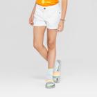 Girls' Stain Repellent Shorts - Cat & Jack White