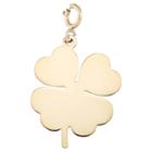 Target 14kt Gold And Silver Bonded Good Luck Charm With Spring Ring-yellow Gold, Girl's,