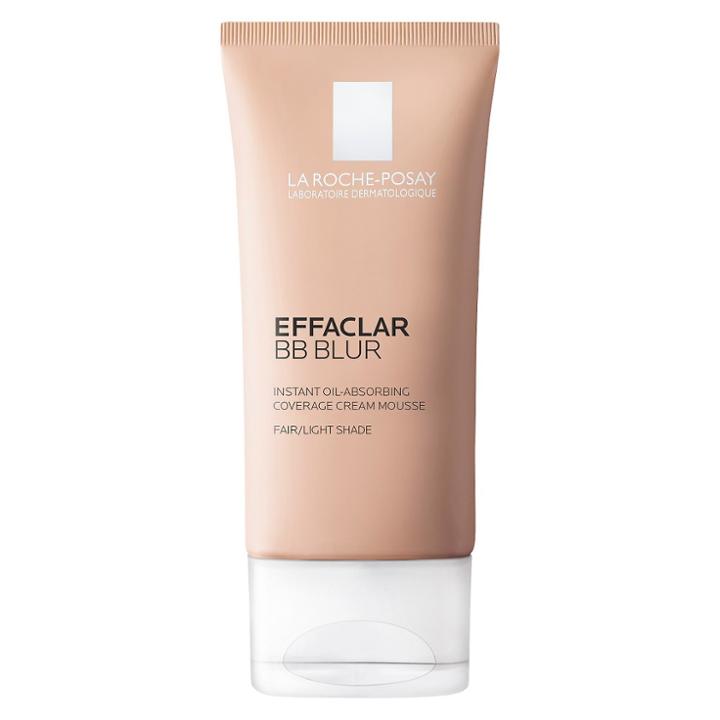 La Roche Posay La Roche-posay Effaclar Bb Blur Light/medium Oil-absorbing Face Cream Mousse With Sunscreen -