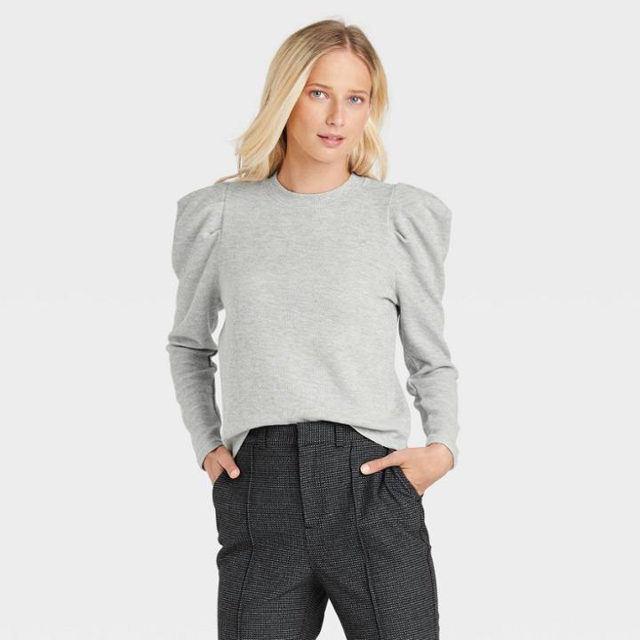 Women's Sweatshirt - Who What Wear Gray