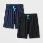 Toddler Boys' 2pk Pull-on Shorts - Cat & Jack Navy/black 2t, Boy's, Blue