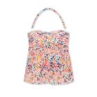 Mesh Bandeau Flyaway Maternity Tankini Top - Isabel Maternity By Ingrid & Isabel Floral Print