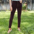 Women's High-rise Corduroy Skinny Jeans - Universal Thread Burgundy