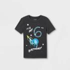 Boys' Short Sleeve 6th Birthday Graphic T-shirt - Cat & Jack Black