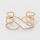 Target Open Wavy Cuff Bracelet - A New Day Gold