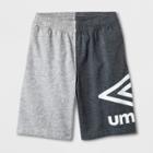 Umbro Boys' Big Logo Shorts - Gray