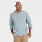 Men's Tall Regular Fit Long Sleeve Henley T-shirt - Goodfellow & Co