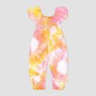 Burt's Bees Baby Baby Girls' Tie-dye Smocked Jumpsuit - Pink