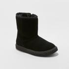 Girls' Eunice Suede Fashion Boots - Cat & Jack Black