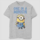 Fifth Sun Boys' Despicable Me Minions One In A Million T-shirt - Gray