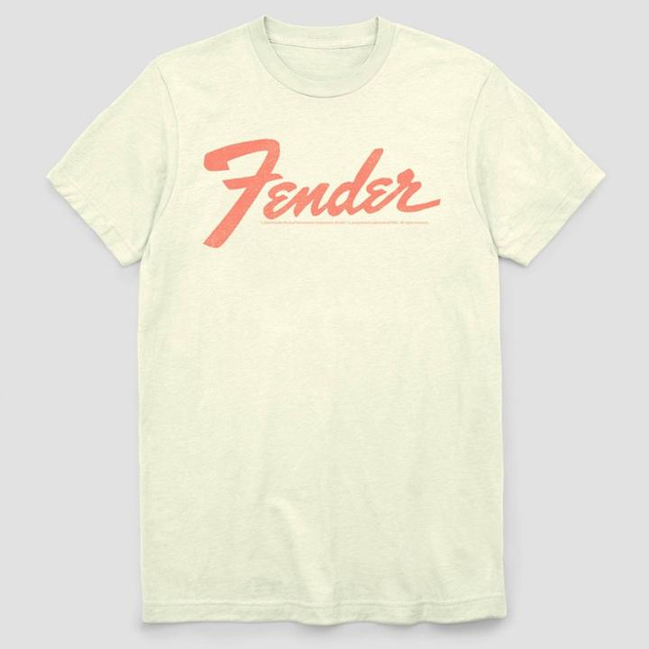 Men's Fender Logo Short Sleeve Graphic T-shirt - White