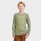 Boys' 'cybersaurus' Long Sleeve Graphic T-shirt - Cat & Jack Green