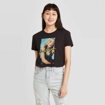 Women's Dua Lipa Short Sleeve Graphic T-shirt - Black