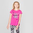 Girls' Practicamos Juntos Ganamos Juntos Graphic Tech T-shirt - C9 Champion Fuchsia Pink Heather