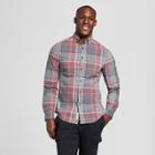 Men's Slim Fit Long Sleeve Northrop Button-down Shirt - Goodfellow & Co Silver Xxl,