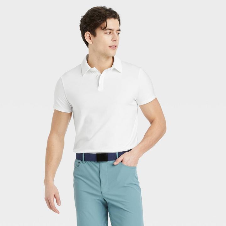 Men's Supima Cotton Polo Shirt - All In Motion White