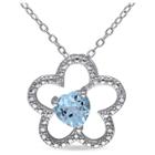 Target 1 Ct. T.w. Sky Blue Topaz Pendant Necklace In Sterling
