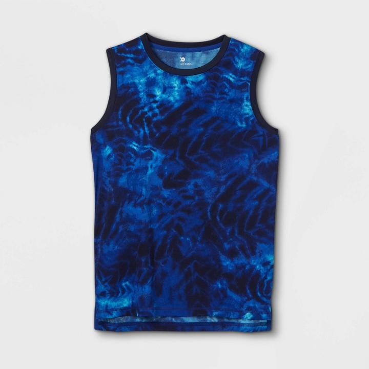 All In Motion Boys' Sleeveless Printed T-shirt - All In