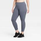 Women's Sleek High-rise Run 7/8 Leggings 25 - All In Motion Dark Gray
