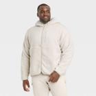 Men's Big & Tall Sherpa Fleece Full Zip Sweatshirt - All In Motion