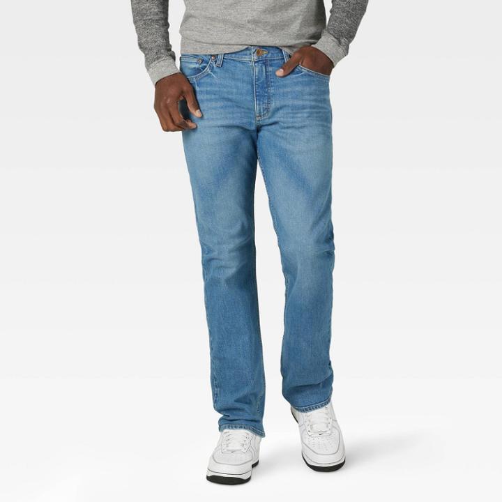 Wrangler Men's Slim Straight Fit Jeans - Blue Denim