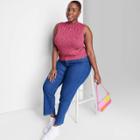 Women's Plus Size Sweater Tank Top - Wild Fable Pink