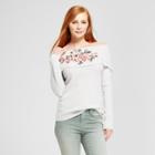 Women's Embroidered Bardot Pullover Sweater - Alison Andrews