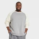 Men's Big & Tall Standard Fit Pullover Sweatshirt - Goodfellow & Co Gray
