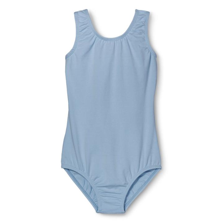 Danz N Motion By Danshuz Girls' Leotard - Lt Blue 10, Girl's, Black