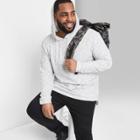 Men's Tall Hooded Knit Sweater - Original Use White/black
