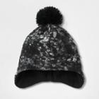 Boys' Tie-dye Earflap Hat - Cat & Jack Black