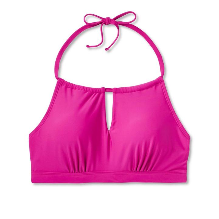 Kona Sol Women's Post Mastectomy High Neck Keyhole Bikini Top - Kona
