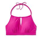 Kona Sol Women's Post Mastectomy High Neck Keyhole Bikini Top - Kona