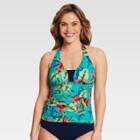 Dreamsuit By Miracle Brands Women's Slimming Control Halter Tankini - 12,