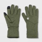 Women's Fleece Lined Jersey Gloves - All In Motion Olive Heather