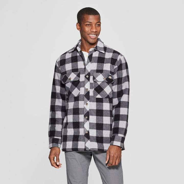 Dickies Men's Long Sleeve Shirt Jackets - Gray