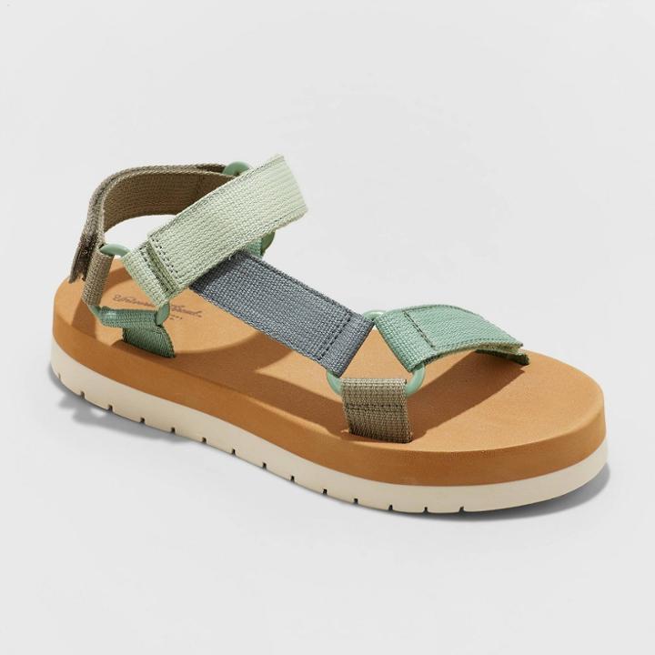 Women's Holden Platform Sport Sandals - Universal Thread Assorted Blues