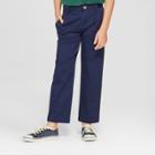 Boys' Pleated Uniform Chino Pants - Cat & Jack Navy (blue)